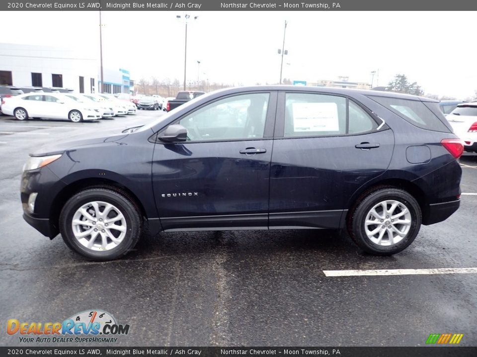 2020 Chevrolet Equinox LS AWD Midnight Blue Metallic / Ash Gray Photo #2
