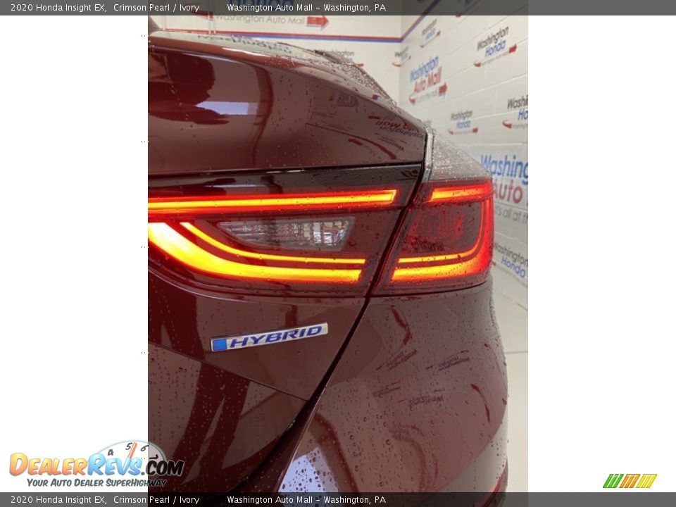 2020 Honda Insight EX Crimson Pearl / Ivory Photo #23