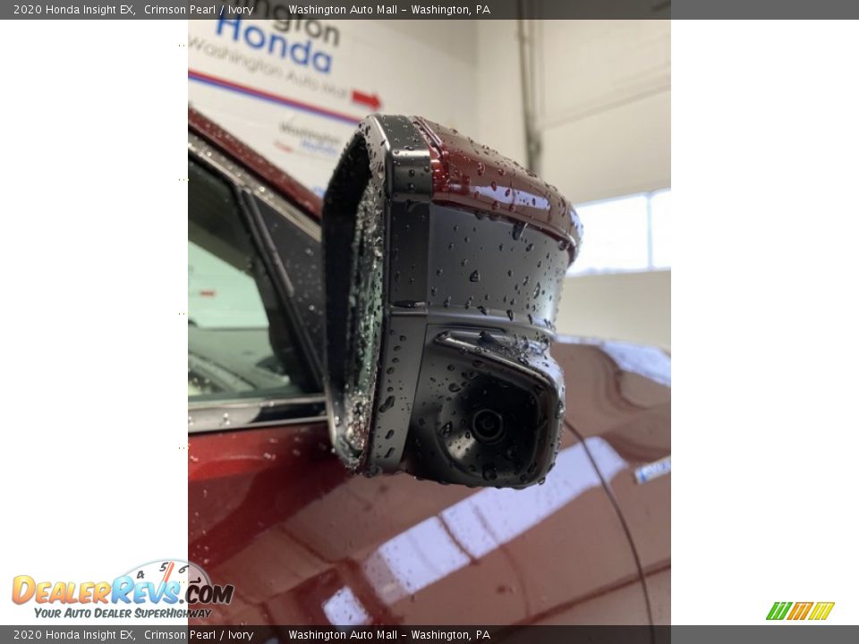 2020 Honda Insight EX Crimson Pearl / Ivory Photo #25