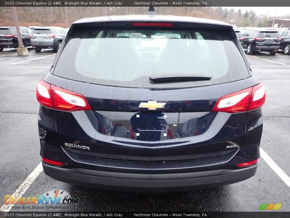 2020 Chevrolet Equinox LS AWD Midnight Blue Metallic / Ash Gray Photo #4