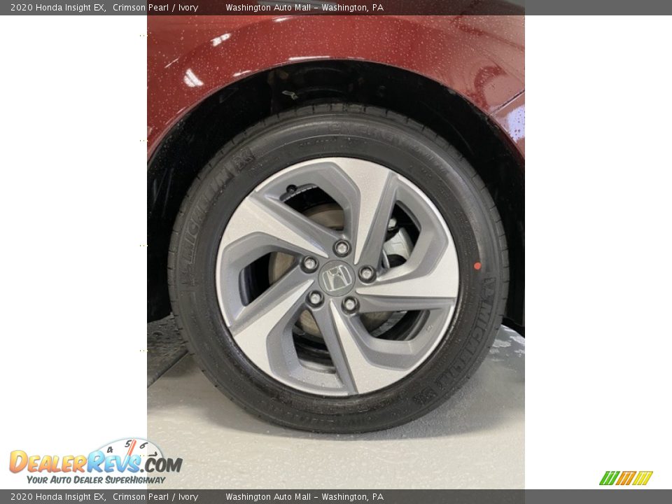 2020 Honda Insight EX Crimson Pearl / Ivory Photo #26