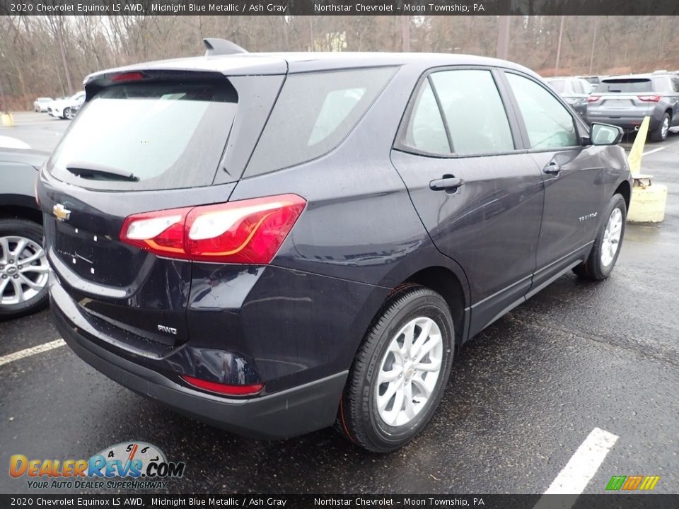 2020 Chevrolet Equinox LS AWD Midnight Blue Metallic / Ash Gray Photo #5