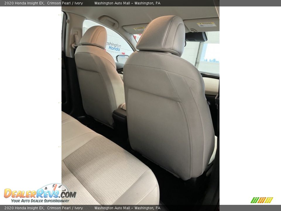 2020 Honda Insight EX Crimson Pearl / Ivory Photo #27