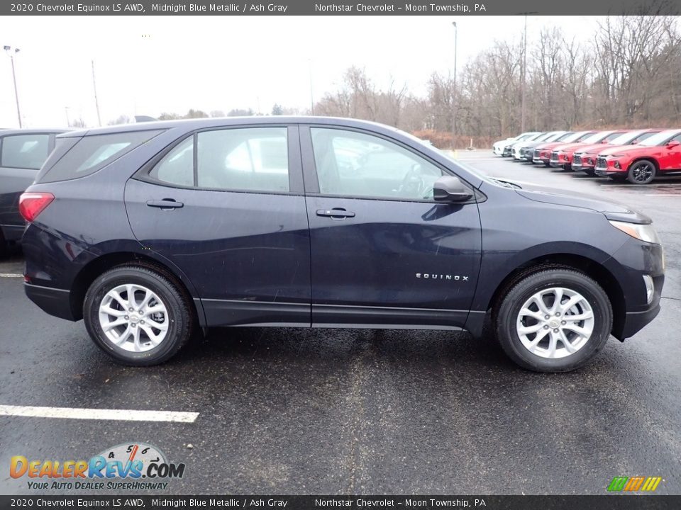 2020 Chevrolet Equinox LS AWD Midnight Blue Metallic / Ash Gray Photo #6
