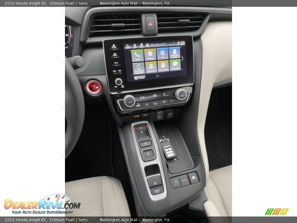 2020 Honda Insight EX Crimson Pearl / Ivory Photo #29