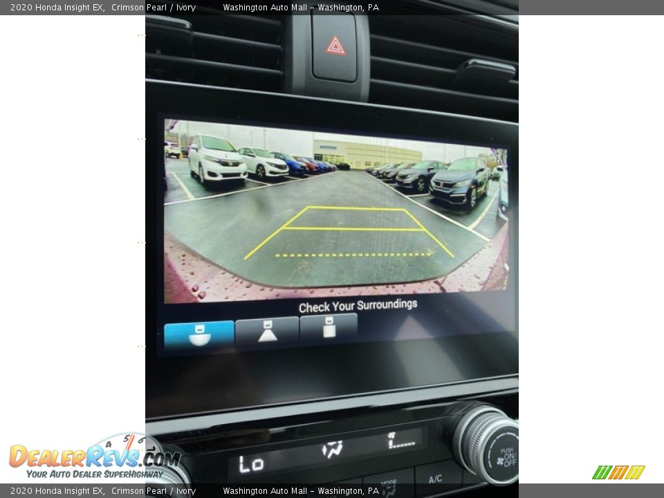 2020 Honda Insight EX Crimson Pearl / Ivory Photo #30