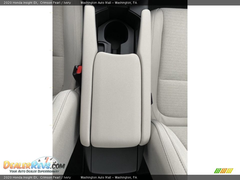 2020 Honda Insight EX Crimson Pearl / Ivory Photo #32