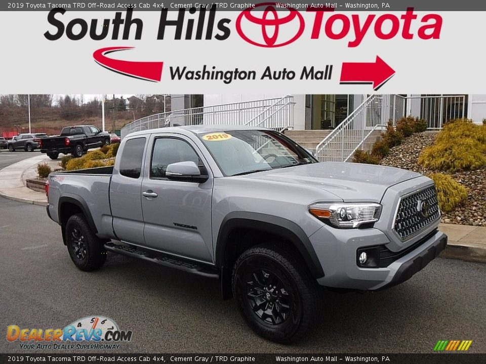 2019 Toyota Tacoma TRD Off-Road Access Cab 4x4 Cement Gray / TRD Graphite Photo #1