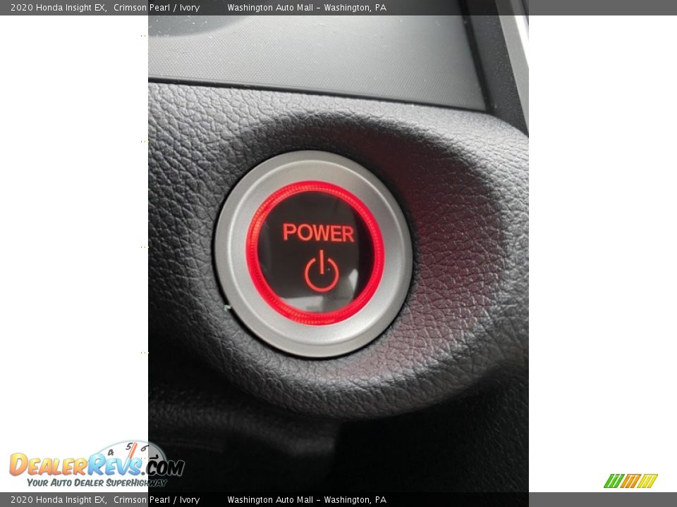 2020 Honda Insight EX Crimson Pearl / Ivory Photo #33