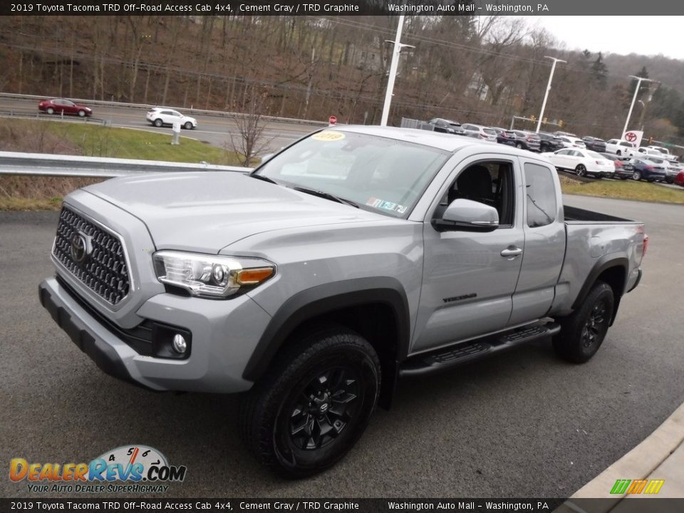 2019 Toyota Tacoma TRD Off-Road Access Cab 4x4 Cement Gray / TRD Graphite Photo #7
