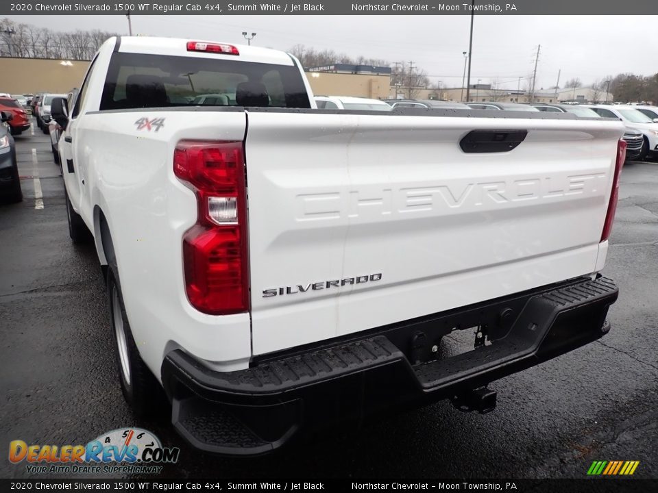2020 Chevrolet Silverado 1500 WT Regular Cab 4x4 Summit White / Jet Black Photo #3