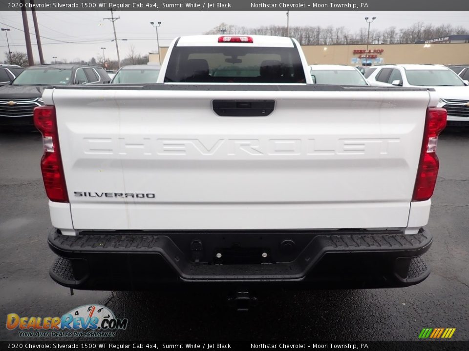 2020 Chevrolet Silverado 1500 WT Regular Cab 4x4 Summit White / Jet Black Photo #4
