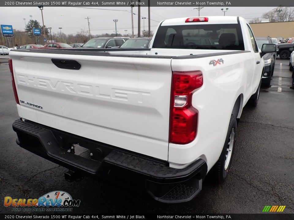2020 Chevrolet Silverado 1500 WT Regular Cab 4x4 Summit White / Jet Black Photo #5