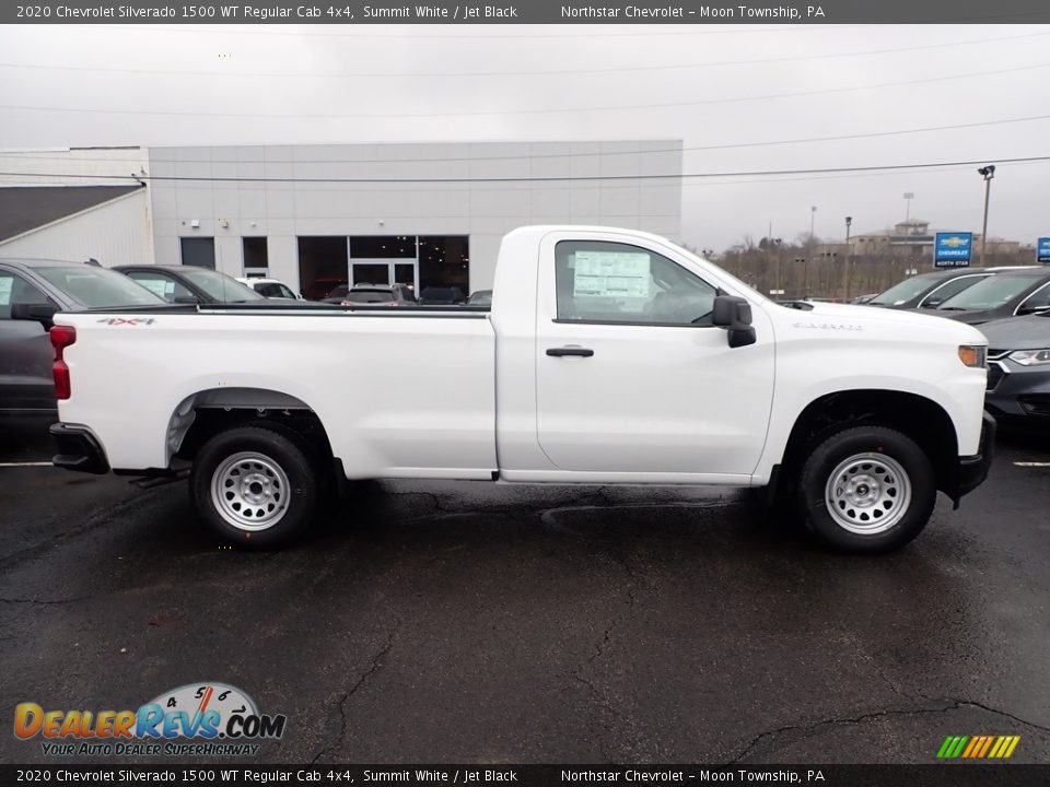 Summit White 2020 Chevrolet Silverado 1500 WT Regular Cab 4x4 Photo #6