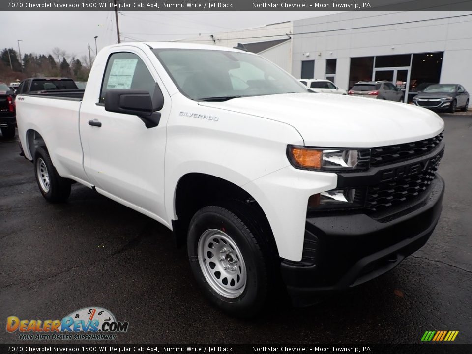 Summit White 2020 Chevrolet Silverado 1500 WT Regular Cab 4x4 Photo #7