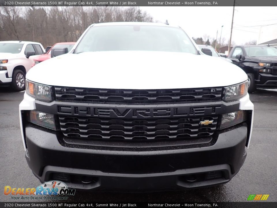 2020 Chevrolet Silverado 1500 WT Regular Cab 4x4 Summit White / Jet Black Photo #8