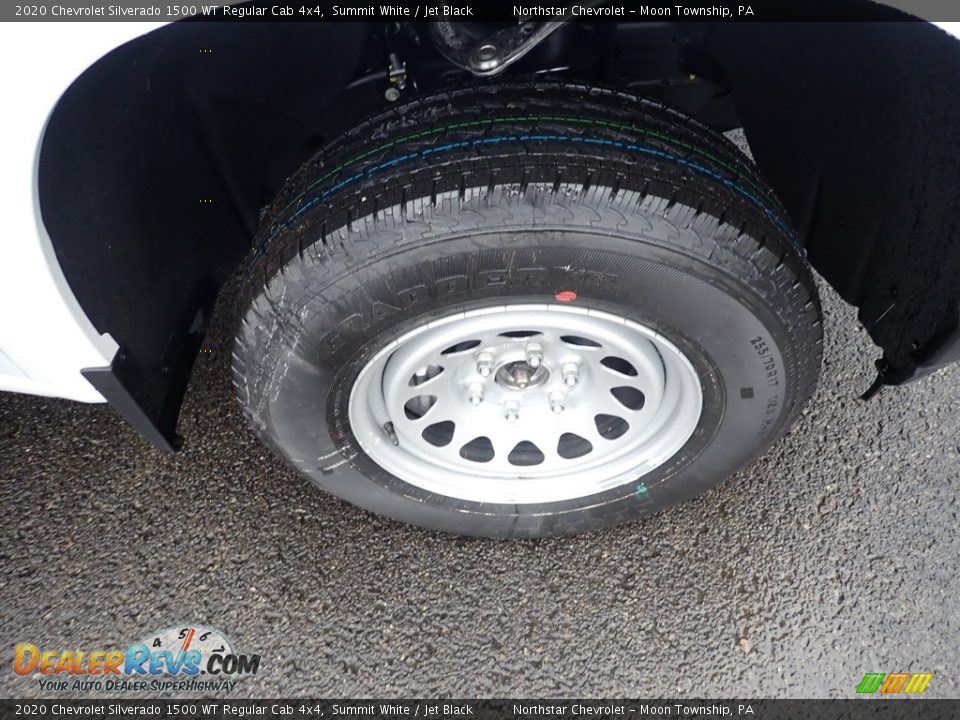 2020 Chevrolet Silverado 1500 WT Regular Cab 4x4 Summit White / Jet Black Photo #9
