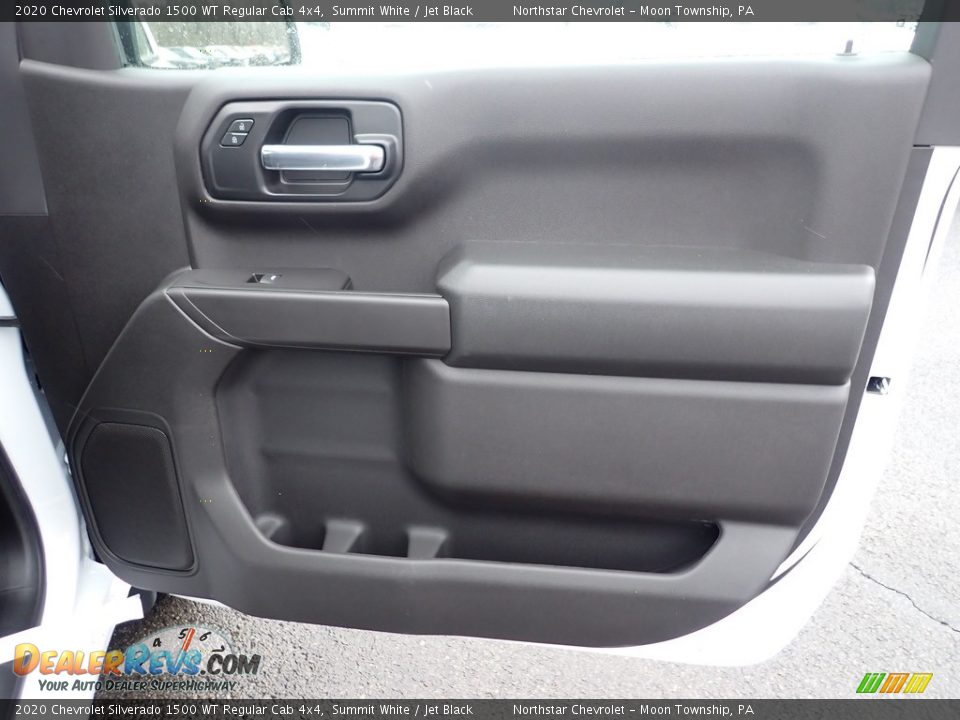 2020 Chevrolet Silverado 1500 WT Regular Cab 4x4 Summit White / Jet Black Photo #10