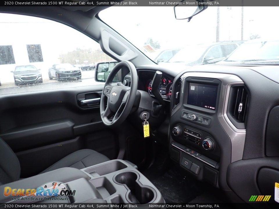 2020 Chevrolet Silverado 1500 WT Regular Cab 4x4 Summit White / Jet Black Photo #12