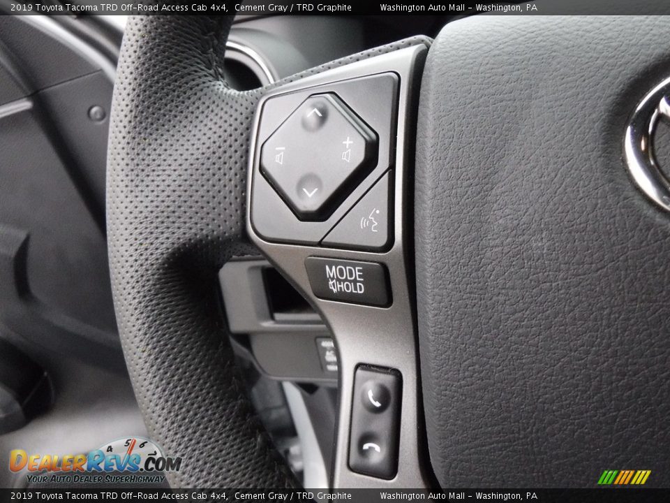 2019 Toyota Tacoma TRD Off-Road Access Cab 4x4 Cement Gray / TRD Graphite Photo #24