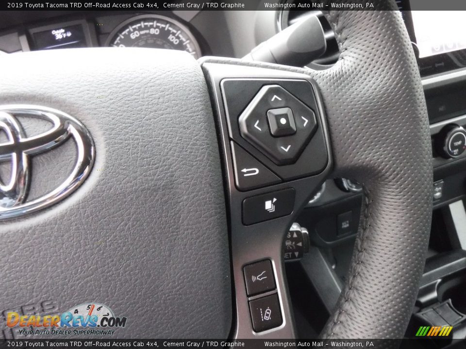 2019 Toyota Tacoma TRD Off-Road Access Cab 4x4 Cement Gray / TRD Graphite Photo #25