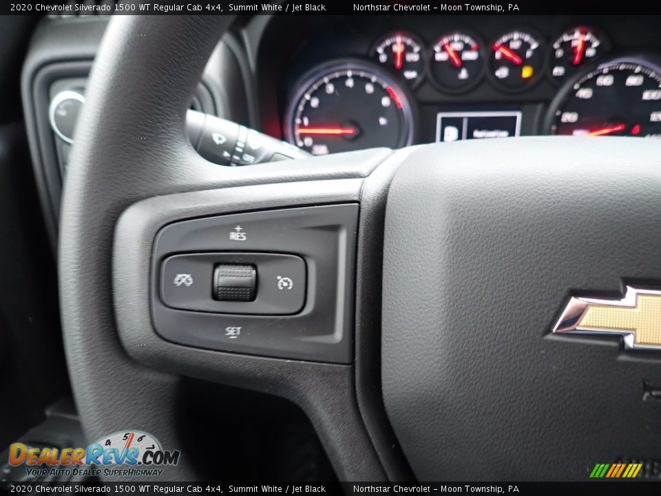 2020 Chevrolet Silverado 1500 WT Regular Cab 4x4 Summit White / Jet Black Photo #19