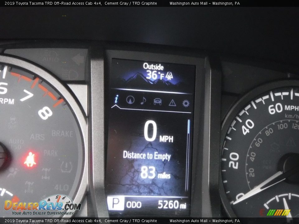 2019 Toyota Tacoma TRD Off-Road Access Cab 4x4 Cement Gray / TRD Graphite Photo #32
