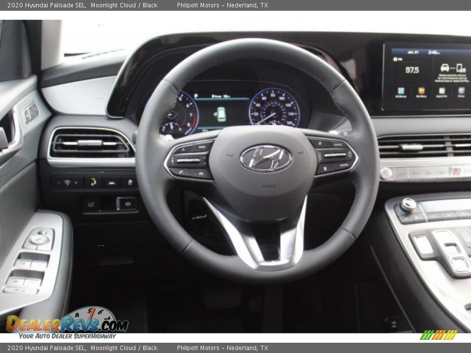 2020 Hyundai Palisade SEL Moonlight Cloud / Black Photo #25