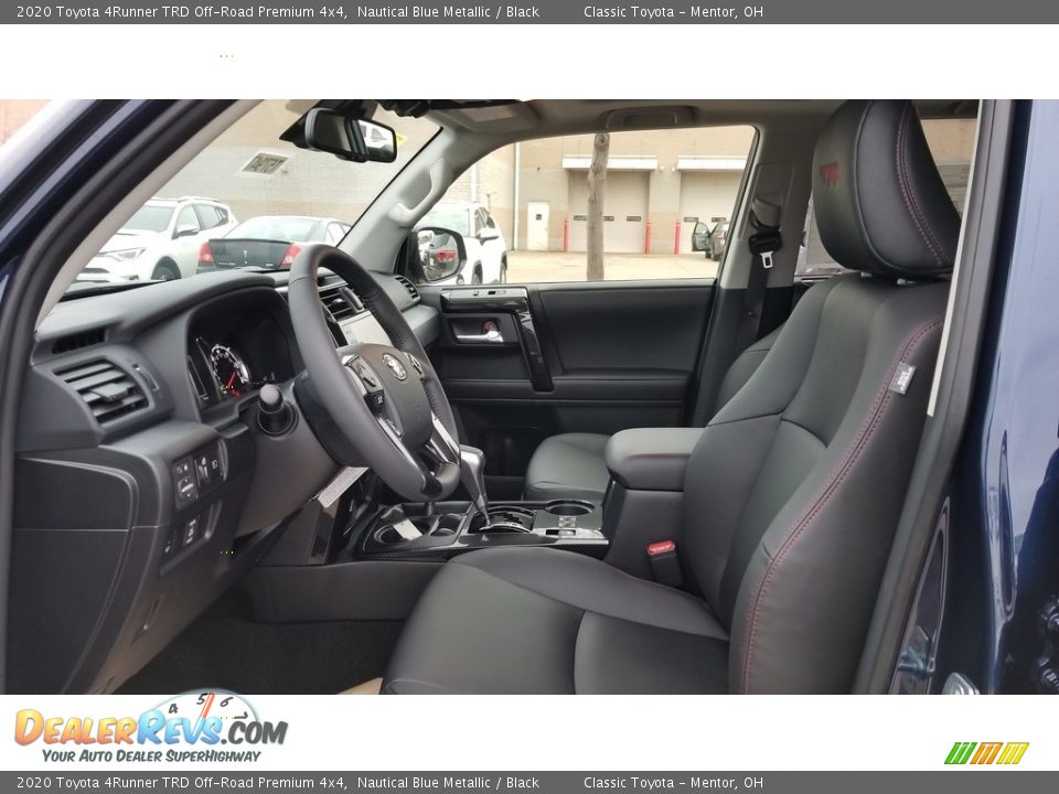 Black Interior - 2020 Toyota 4Runner TRD Off-Road Premium 4x4 Photo #2