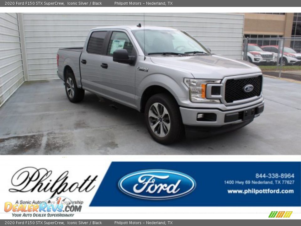 2020 Ford F150 STX SuperCrew Iconic Silver / Black Photo #1