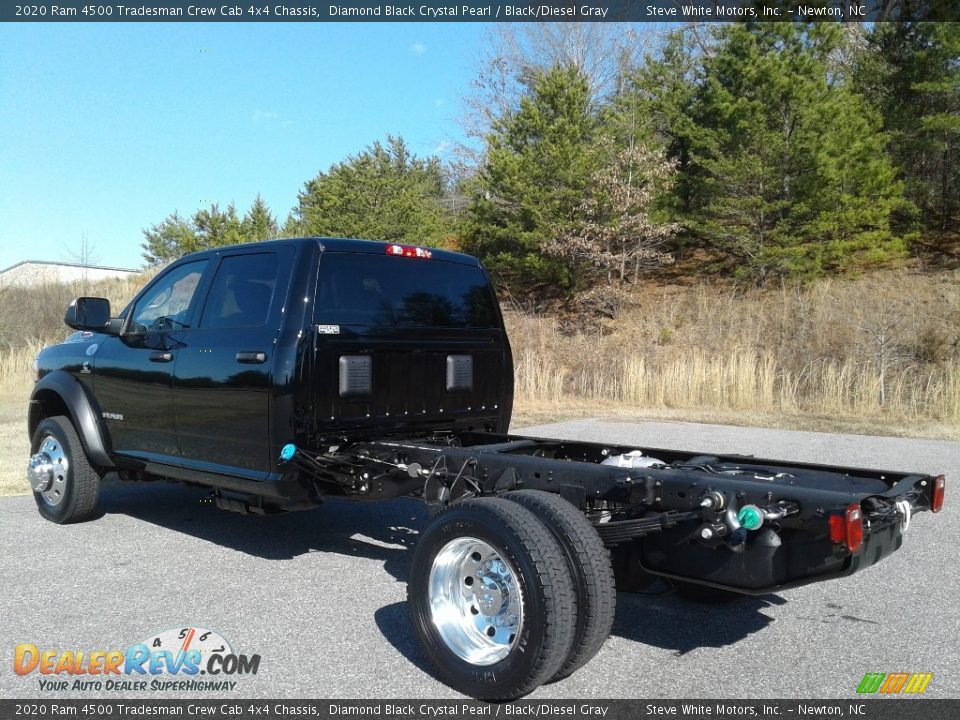 2020 Ram 4500 Tradesman Crew Cab 4x4 Chassis Diamond Black Crystal Pearl / Black/Diesel Gray Photo #8