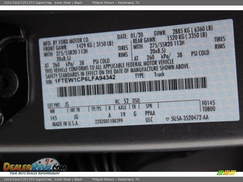 2020 Ford F150 STX SuperCrew Iconic Silver / Black Photo #22