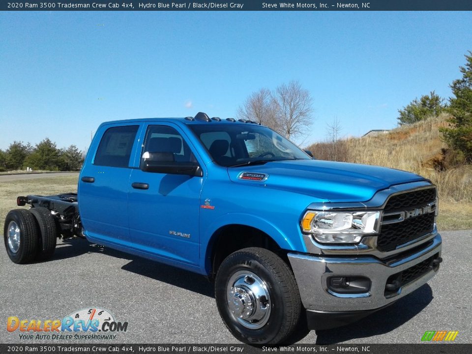 Hydro Blue Pearl 2020 Ram 3500 Tradesman Crew Cab 4x4 Photo #4