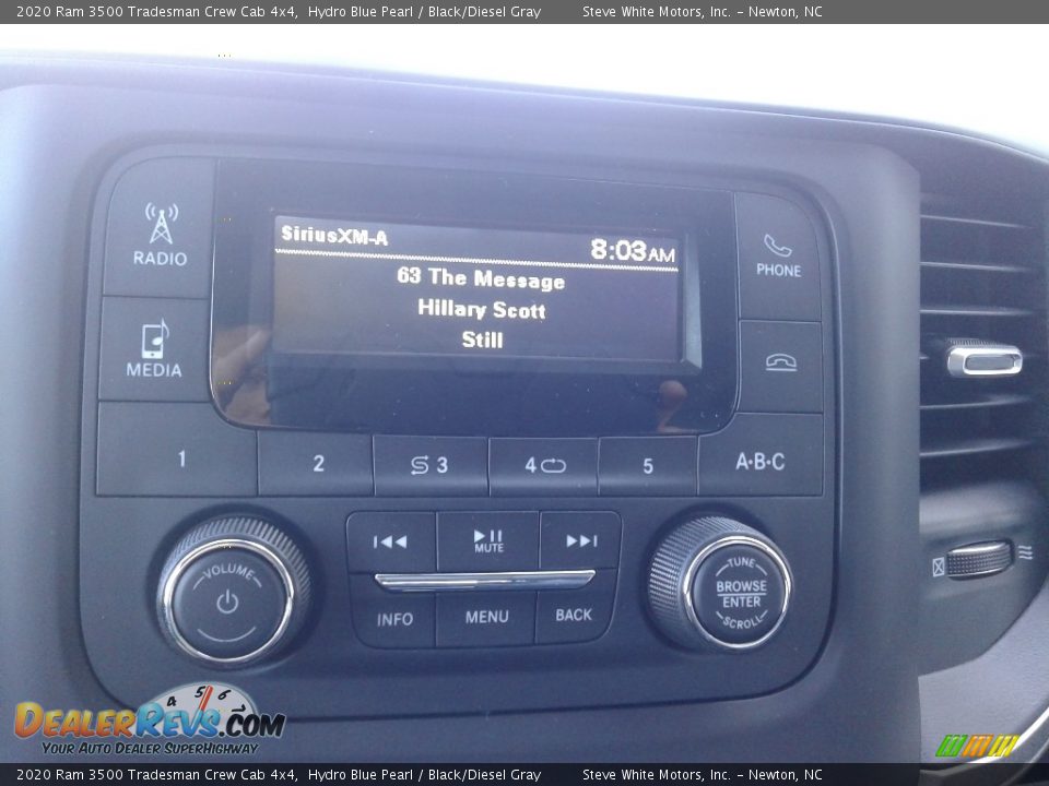 2020 Ram 3500 Tradesman Crew Cab 4x4 Hydro Blue Pearl / Black/Diesel Gray Photo #21