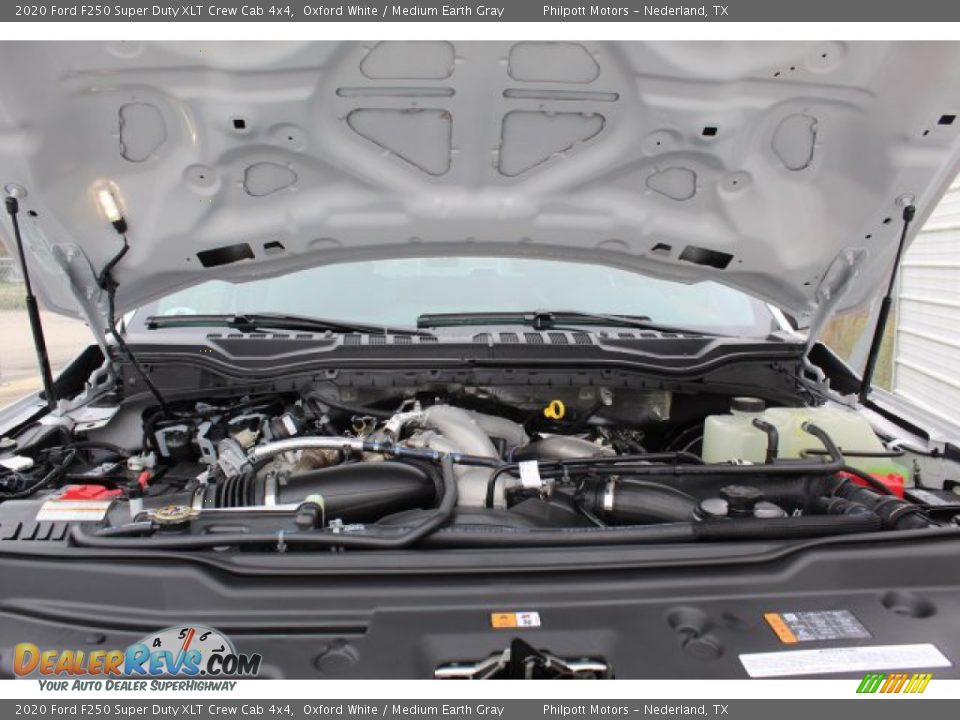 2020 Ford F250 Super Duty XLT Crew Cab 4x4 Oxford White / Medium Earth Gray Photo #23