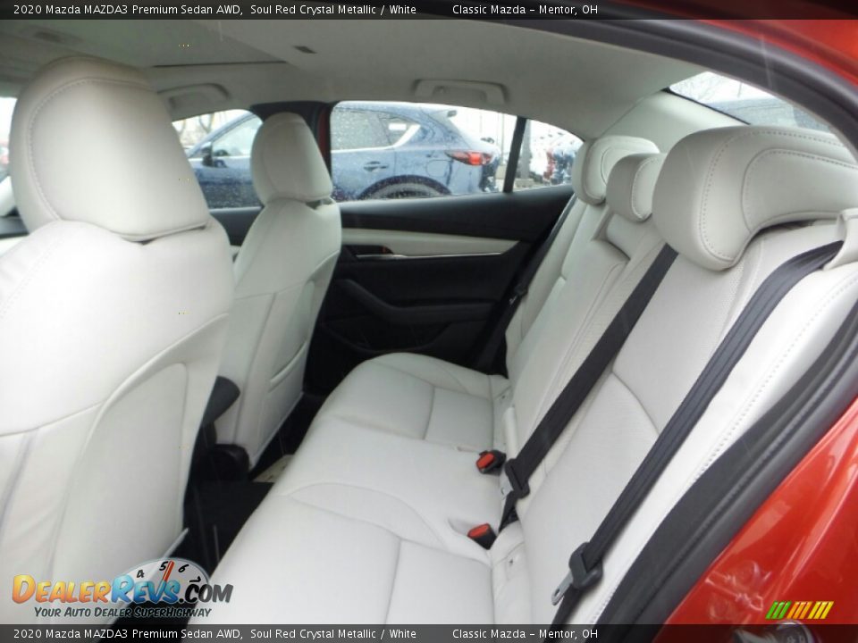 Rear Seat of 2020 Mazda MAZDA3 Premium Sedan AWD Photo #9