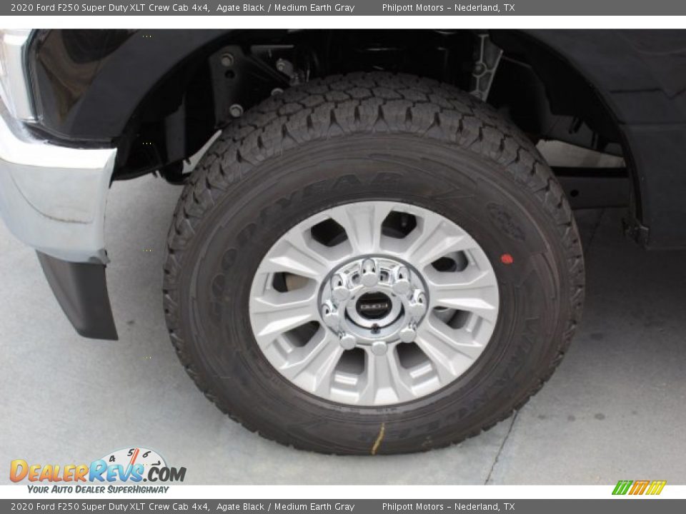 2020 Ford F250 Super Duty XLT Crew Cab 4x4 Agate Black / Medium Earth Gray Photo #5