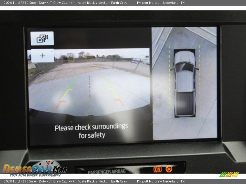2020 Ford F250 Super Duty XLT Crew Cab 4x4 Agate Black / Medium Earth Gray Photo #17