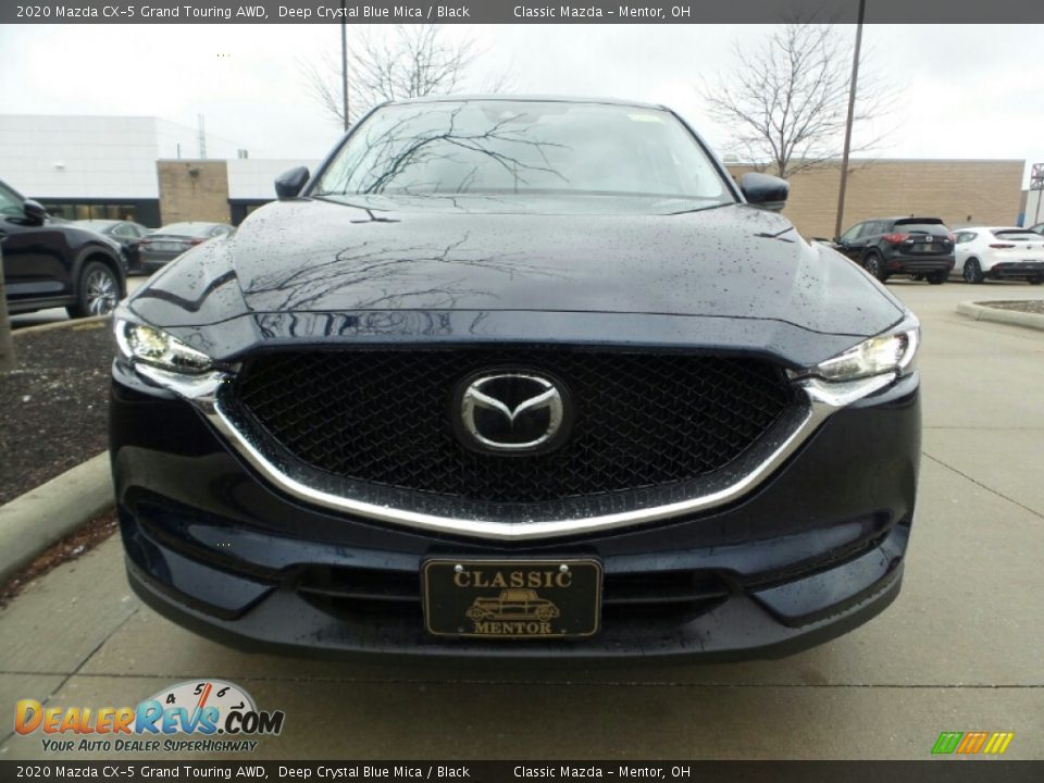 2020 Mazda CX-5 Grand Touring AWD Deep Crystal Blue Mica / Black Photo #2