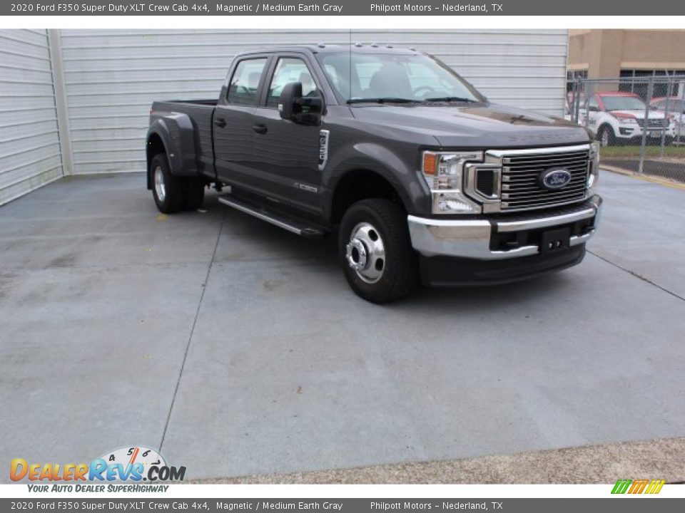 2020 Ford F350 Super Duty XLT Crew Cab 4x4 Magnetic / Medium Earth Gray Photo #2