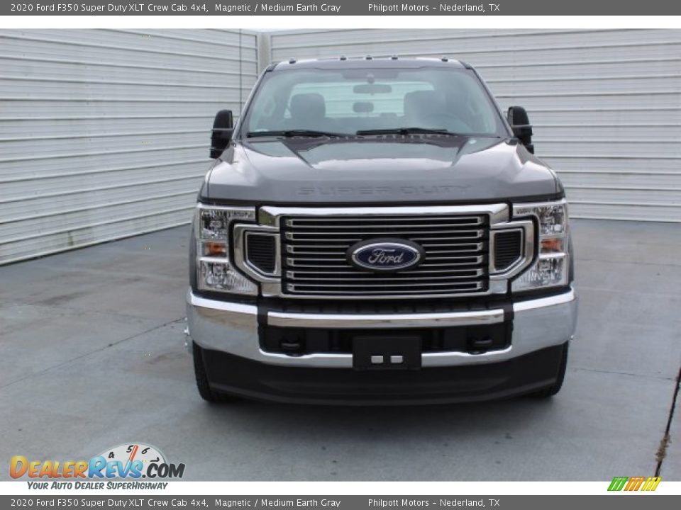 2020 Ford F350 Super Duty XLT Crew Cab 4x4 Magnetic / Medium Earth Gray Photo #3