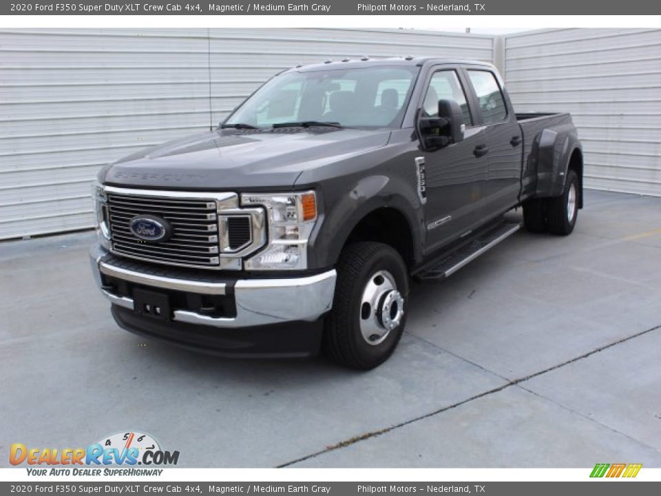 2020 Ford F350 Super Duty XLT Crew Cab 4x4 Magnetic / Medium Earth Gray Photo #4