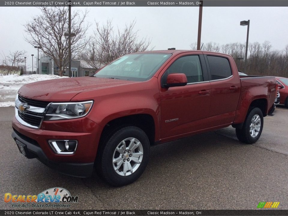 2020 Chevrolet Colorado LT Crew Cab 4x4 Cajun Red Tintcoat / Jet Black Photo #5