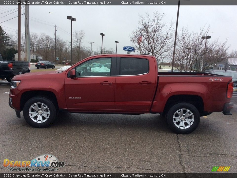 2020 Chevrolet Colorado LT Crew Cab 4x4 Cajun Red Tintcoat / Jet Black Photo #6