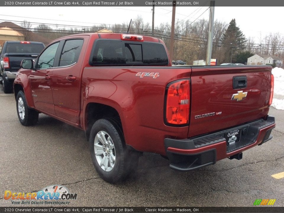 2020 Chevrolet Colorado LT Crew Cab 4x4 Cajun Red Tintcoat / Jet Black Photo #7