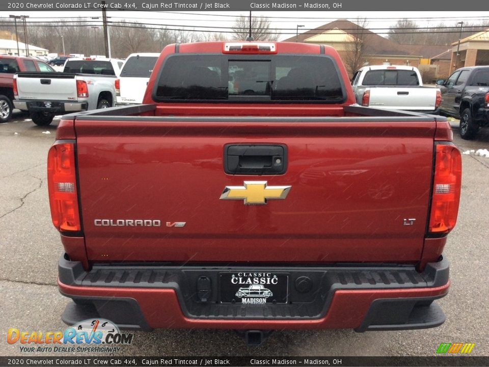 2020 Chevrolet Colorado LT Crew Cab 4x4 Cajun Red Tintcoat / Jet Black Photo #8