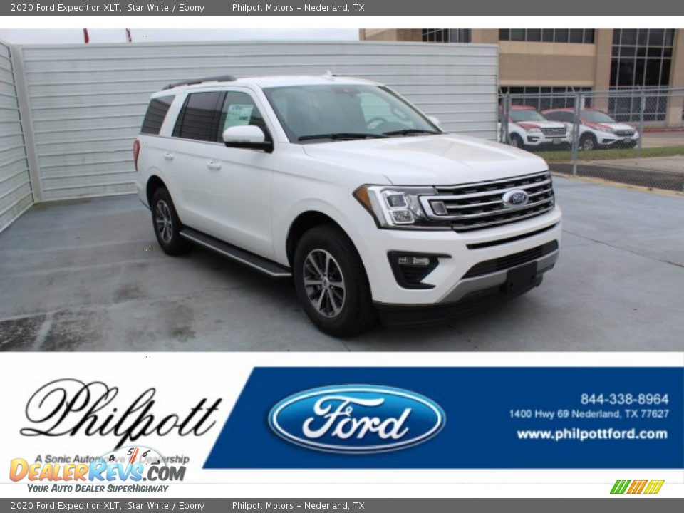 2020 Ford Expedition XLT Star White / Ebony Photo #1