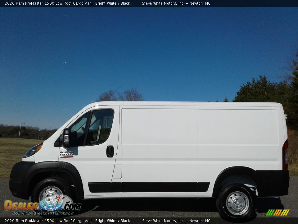 2020 Ram ProMaster 1500 Low Roof Cargo Van Bright White / Black Photo #1