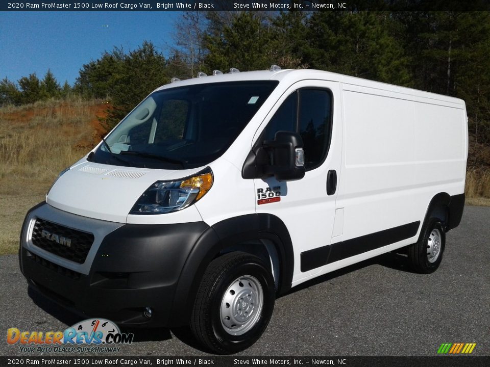 2020 Ram ProMaster 1500 Low Roof Cargo Van Bright White / Black Photo #2