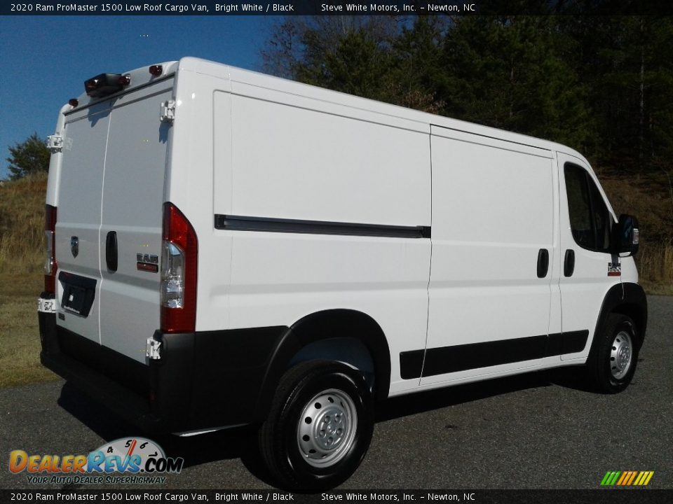 2020 Ram ProMaster 1500 Low Roof Cargo Van Bright White / Black Photo #6